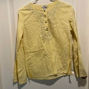 Womens size x-small long sleeve blouse